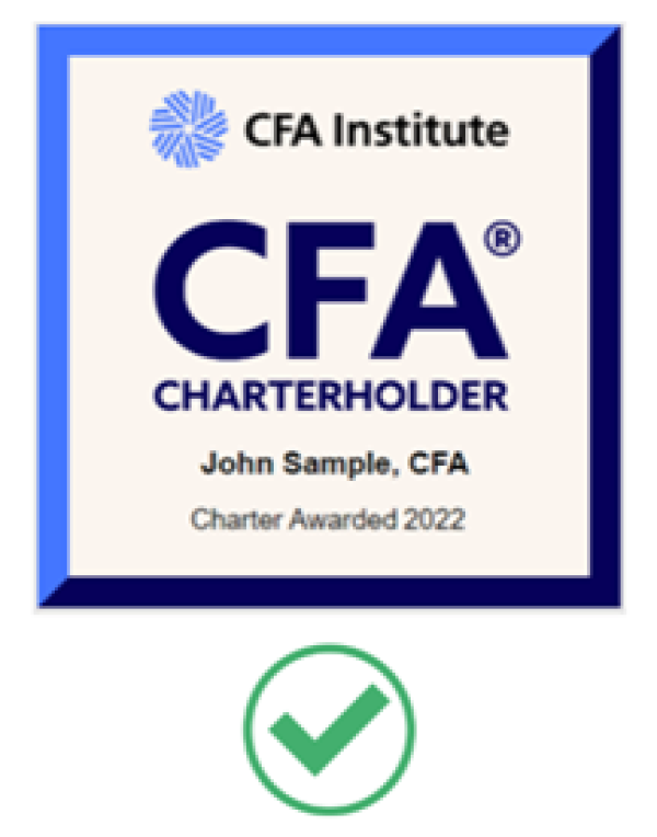 CFA Badge