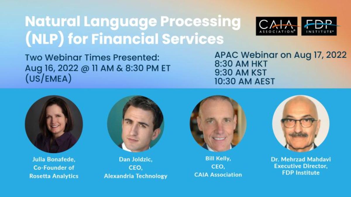 Natural Language Processing Webcast Graphic